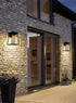 Elegant Lighting Lambert 1 Light Wall sconce W11 Inch E11.5 Inch H18 Inch L1 in Black (1Box) Model: OD346W18BK