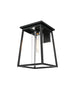 Elegant Lighting Lambert 1 Light Wall sconce W11 Inch E11.5 Inch H18 Inch L1 in Black (1Box) Model: OD346W18BK