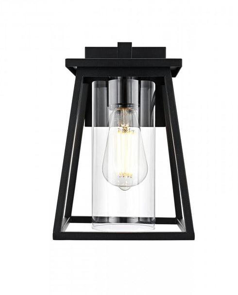 Elegant Lighting Lambert 7 inch Outdoor Pendant in Black Model: OD346W11BK