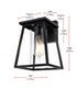 Elegant Lighting Lambert 7 inch Outdoor Pendant in Black Model: OD346W11BK