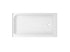 Elegant Lighting Laredo 48x32 Inch Single Threshold Shower Tray Center Drain in Glossy White Model: STY01-C4832