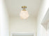 Elegant Lighting Lawrence 10 inch Flush Mount Frosted White Shade in Satin Gold in Satin Gold and Frosted White Finish Model: LD2347SG