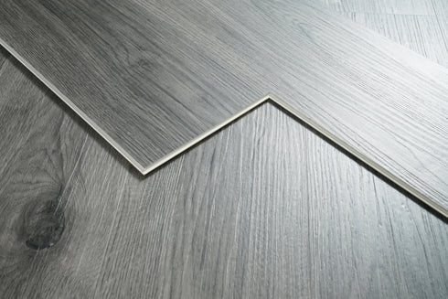 Elegant Lighting Legacy Luxury Vinyl Flooring 7 x 48 x 5.5mm 12 mil in Shadow oak Grey in Shadow Oak Gray Finish Model: LVFGRY20-7-5.5-V2