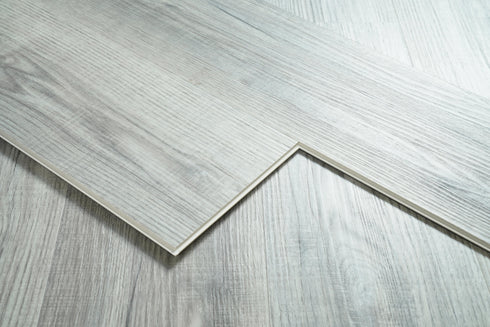 Elegant Lighting Legacy Luxury Vinyl Flooring 7 x 48 x 7mm 20 mil in Fossil oak Grey in Fossil Oak Gray Finish Model: LVFGRY01-7-7-V2