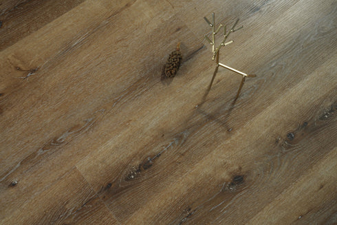 Elegant Lighting Legacy Luxury Vinyl Flooring 7 x 48 x 7mm 20 mil in Hickory Oak Model: LVFOAK05-7-7-V2
