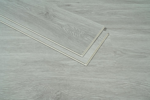 Elegant Lighting Legacy Luxury Vinyl Flooring 7 x 48 x 7mm 20 mil in Pearl Grey in Pearl Gray Finish Model: LVFGRY04-7-7-V2