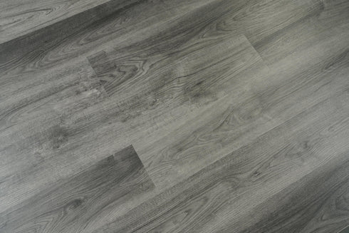 Elegant Lighting Legacy Luxury Vinyl Flooring 7 x 48 x 7mm 20 mil in Shadow oak Grey in Shadow Oak Gray Finish Model: LVFGRY20-7-7-V2