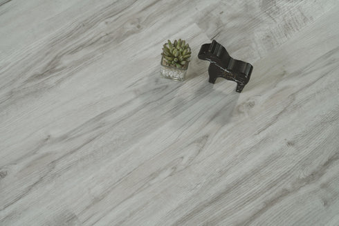 Elegant Lighting Legacy Luxury Vinyl Flooring 7 x 48 x 7mm 20 mil in Weathered Grey in Weathered Gray Finish Model: LVFGRY02-7-7-V2