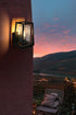Elegant Lighting Lehigh 7 inch Outdoor Pendant in Black Model: OD359W10BK