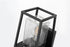 Elegant Lighting Lehigh 7 inch Outdoor Pendant in Black Model: OD359W10BK