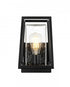 Elegant Lighting Lehigh 7 inch Outdoor Pendant in Black Model: OD359W11BK