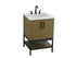 Elegant Lighting Lennox Vanity Cabinet 2Dr 24 Inch x22 Inch x34 Inch in Chestnut Brown Model: VF60724MCB