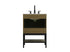 Elegant Lighting Lennox Vanity Cabinet 2Dr 24 Inch x22 Inch x34 Inch in Chestnut Brown Model: VF60724MCB