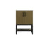 Elegant Lighting Lennox Vanity Cabinet 2Dr 24 Inch x22 Inch x34 Inch in Chestnut Brown Model: VF60724MCB