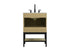 Elegant Lighting Lennox Vanity Cabinet 2Dr 24 Inch x22 Inch x34 Inch in Honey Brown Model: VF60724MHB