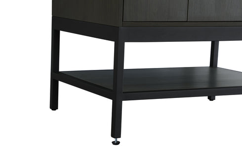Elegant Lighting Lennox Vanity Cabinet 2Dr 24 Inch x22 Inch x34 Inch in Mocha Brown Model: VF60724MMB
