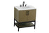Elegant Lighting Lennox Vanity Cabinet 2Dr 30 Inch x22 Inch x34 Inch in Chestnut Brown Model: VF60730MCB