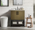 Elegant Lighting Lennox Vanity Cabinet 2Dr 30 Inch x22 Inch x34 Inch in Chestnut Brown Model: VF60730MCB