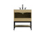 Elegant Lighting Lennox Vanity Cabinet 2Dr 30 Inch x22 Inch x34 Inch in Honey Brown Model: VF60730MHB