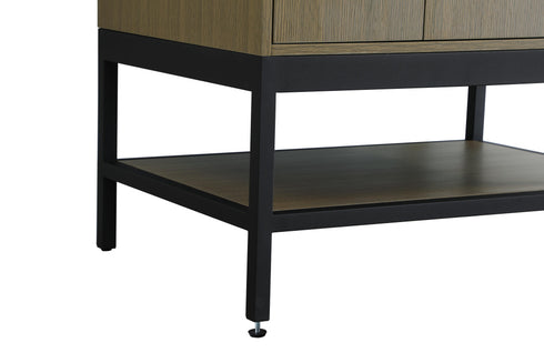 Elegant Lighting Lennox Vanity Cabinet 2Dr2Dw 32 Inch x22 Inch x34 Inch in Chestnut Brown Model: VF60732MCB