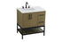Elegant Lighting Lennox Vanity Cabinet 2Dr2Dw 32 Inch x22 Inch x34 Inch in Chestnut Brown Model: VF60732MCB