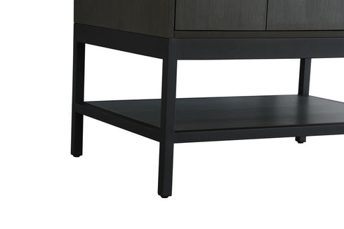 Elegant Lighting Lennox Vanity Cabinet 2Dr2Dw 32 Inch x22 Inch x34 Inch in Mocha Brown Model: VF60732MMB