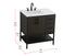 Elegant Lighting Lennox Vanity Cabinet 2Dr2Dw 32 Inch x22 Inch x34 Inch in Mocha Brown Model: VF60732MMB