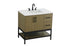 Elegant Lighting Lennox Vanity Cabinet 2Dr2Dw 36 Inch x22 Inch x34 Inch in Chestnut Brown Model: VF60736MCB