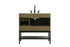 Elegant Lighting Lennox Vanity Cabinet 2Dr2Dw 36 Inch x22 Inch x34 Inch in Chestnut Brown Model: VF60736MCB
