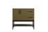 Elegant Lighting Lennox Vanity Cabinet 2Dr2Dw 36 Inch x22 Inch x34 Inch in Chestnut Brown Model: VF60736MCB