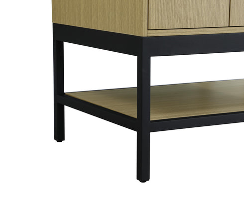 Elegant Lighting Lennox Vanity Cabinet 2Dr2Dw 36 Inch x22 Inch x34 Inch in Honey Brown Model: VF60736MHB