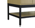 Elegant Lighting Lennox Vanity Cabinet 2Dr2Dw 36 Inch x22 Inch x34 Inch in Honey Brown Model: VF60736MHB