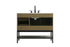 Elegant Lighting Lennox Vanity Cabinet 2Dr2Dw 42 Inch x22 Inch x34 Inch in Chestnut Brown Model: VF60742MCB