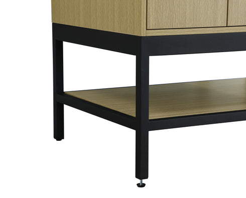 Elegant Lighting Lennox Vanity Cabinet 2Dr2Dw 42 Inch x22 Inch x34 Inch in Honey Brown Model: VF60742MHB