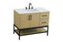 Elegant Lighting Lennox Vanity Cabinet 2Dr2Dw 42 Inch x22 Inch x34 Inch in Honey Brown Model: VF60742MHB