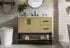 Elegant Lighting Lennox Vanity Cabinet 2Dr2Dw 42 Inch x22 Inch x34 Inch in Honey Brown Model: VF60742MHB