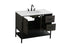 Elegant Lighting Lennox Vanity Cabinet 2Dr2Dw 42 Inch x22 Inch x34 Inch in Mocha Brown Model: VF60742MMB