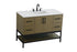 Elegant Lighting Lennox Vanity Cabinet 2Dr4Dw 48 Inch x22 Inch x34 Inch in Chestnut Brown Model: VF60748MCB
