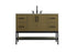Elegant Lighting Lennox Vanity Cabinet 2Dr4Dw 48 Inch x22 Inch x34 Inch in Chestnut Brown Model: VF60748MCB