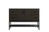 Elegant Lighting Lennox Vanity Cabinet 2Dr4Dw 48 Inch x22 Inch x34 Inch in Mocha Brown Model: VF60748MMB