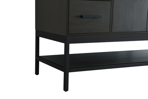 Elegant Lighting Lennox Vanity Cabinet 2Dr4Dw 48 Inch x22 Inch x34 Inch in Mocha Brown Model: VF60748MMB