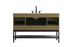 Elegant Lighting Lennox Vanity Cabinet 2Dr4Dw 54 Inch x22 Inch x34 Inch in Chestnut Brown Model: VF60754MCB
