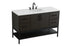 Elegant Lighting Lennox Vanity Cabinet 2Dr4Dw 54 Inch x22 Inch x34 Inch in Mocha Brown Model: VF60754MMB