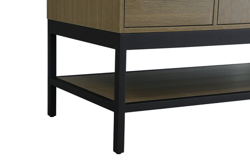 Elegant Lighting Lennox Vanity Cabinet 2Dr4Dw 60 Inch x22 Inch x34 Inch in Chestnut Brown Model: VF60760MCB