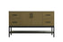 Elegant Lighting Lennox Vanity Cabinet 2Dr4Dw 60 Inch x22 Inch x34 Inch in Chestnut Brown Model: VF60760MCB