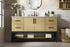 Elegant Lighting Lennox Vanity Cabinet 2Dr4Dw 60 Inch x22 Inch x34 Inch in Honey Brown Model: VF60760MHB