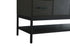 Elegant Lighting Lennox Vanity Cabinet 2Dr4Dw 60 Inch x22 Inch x34 Inch in Mocha Brown Model: VF60760MMB