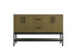 Elegant Lighting Lennox Vanity Cabinet 4Dr2Dw 54 Inch x22 Inch x34 Inch in Chestnut Brown Model: VF60754DMCB