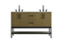 Elegant Lighting Lennox Vanity Cabinet 4Dr2Dw 54 Inch x22 Inch x34 Inch in Chestnut Brown Model: VF60754DMCB
