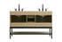 Elegant Lighting Lennox Vanity Cabinet 4Dr2Dw 54 Inch x22 Inch x34 Inch in Honey Brown Model: VF60754DMHB